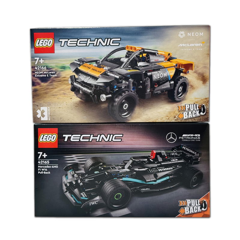 Lego Technic 42165 Mercedes-Benz 42166 Mclaren Pull-Back Racing Car Building Blocks Toy