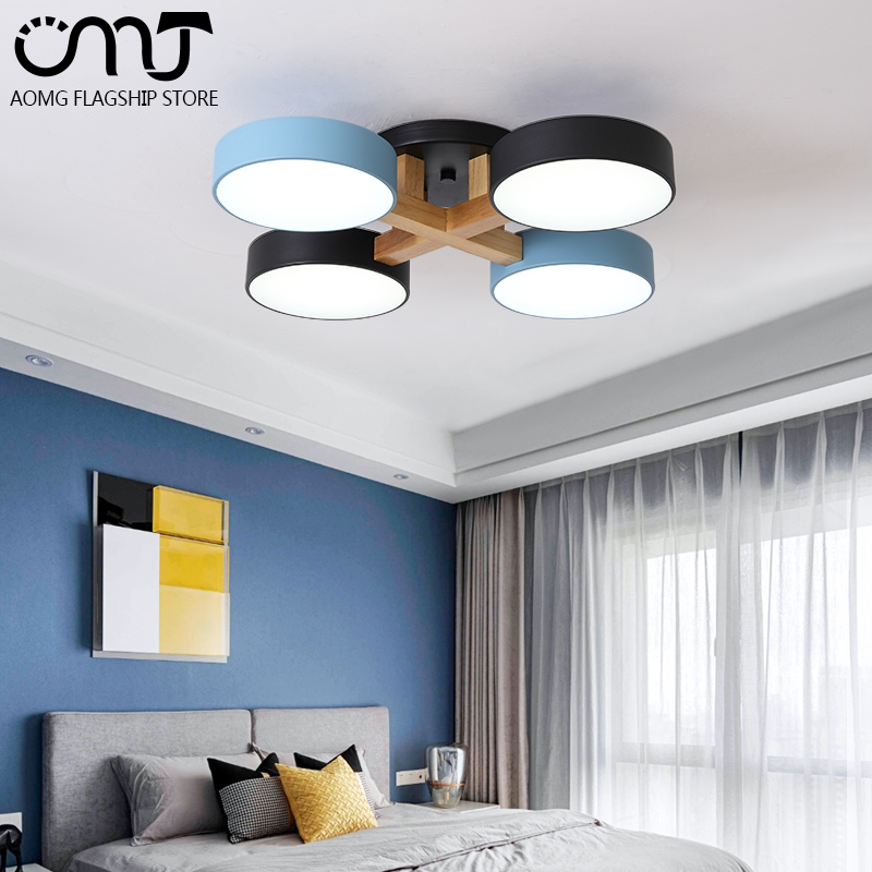 Nordic Lights Simply Modern Atmospheric Restaurant Studio Creative Personality Makaron LED Bedroom Ceiling Lights