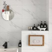 Nordic modern jazz white antique brick kitchen bathroom balcony living room wall tile imitation marble tile 600