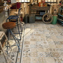 European retro pixel tile art antique brick restaurant kitchen bathroom balcony background wall tile 200