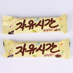 Korean food imports snacks Haitai free time chocolate bar 36g * 12 Huasheng sandwich energy cheese
