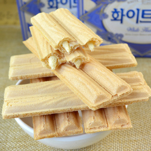 Korean food imports snacks Kerian cream omelet 47g / box Kerian hazelnut waffle sandwich biscuit
