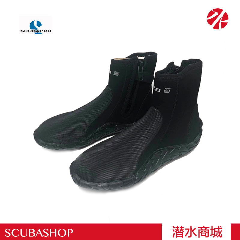 New product Scupapro Delta Club 5 mm male and female diving shoes non-slip thick bottom boot durable-Taobao