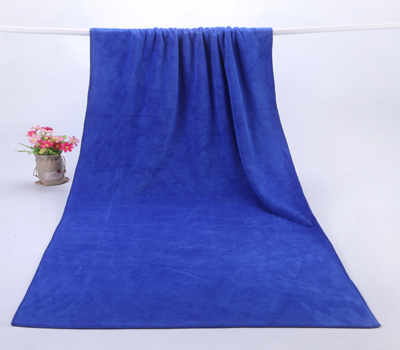 Khăn lau xe ô tô 80 * 180 khăn lau đặc biệt thêm lớn thấm nước dài thấm dày vải lanh xe lớn - Sản phẩm làm sạch xe chổi rửa xe tự động