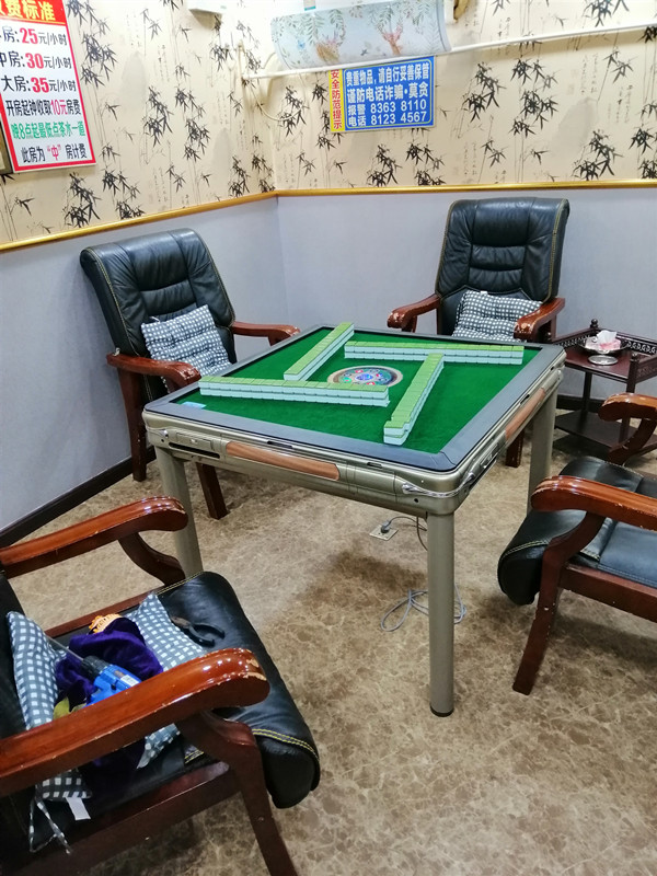Thâm Quyến tự động tàu lượn siêu tốc bàn sử dụng kép máy mạt chược điện bàn mạt chược bàn sparrow bảng mạt chược máy sparrow - Các lớp học Mạt chược / Cờ vua / giáo dục bộ cờ vua nhựa