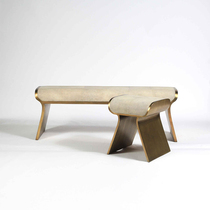 Degas Light Lavish Bed Tailstool Bedroom Sofa footbed Bed Foot Bedside Modern Brief Genuine Leather Strip Stool