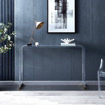 DEGAS de Light luxury acrylic porch modern simple home end scenery porch platform against the wall narrow decorative porch cabinet