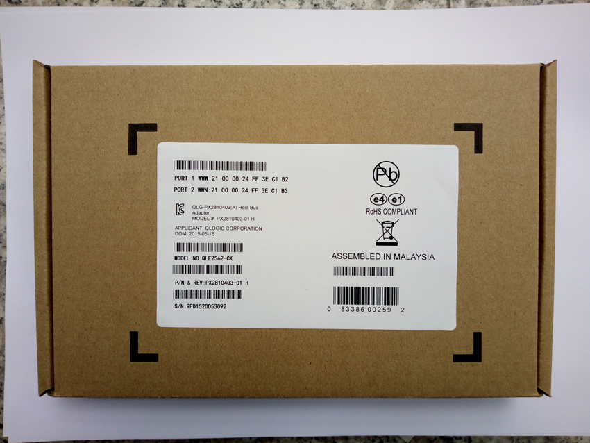 HBA Fibre Channel Card 8Gbps QLE2562 FC Dual Port Channel Card with Dual Modules