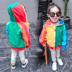 Áo khoác thể thao cho bé gái mùa xuân và mùa thu mới 2019 Phiên bản Hàn Quốc của bé gái 4 áo khoác mùa xuân khí ngoại cho bé 1-3 tuổi áo khoác trẻ em Áo khoác