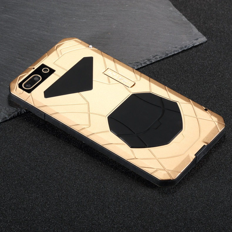 iMatch Water Resistant Shockproof Dust/Dirt/Snow-Proof Aluminum Metal Case Cover for Apple iPhone 7 Plus & iPhone 7