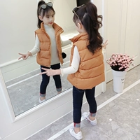 Áo vest bé gái mùa đông 2018 mới Quần áo trẻ em Hàn Quốc mùa thu và áo khoác mùa đông thủy triều cho bé gái áo thời trang quần áo gile trẻ em