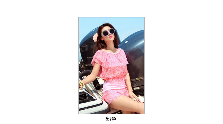 Kỳ nghỉ mới của cặp đôi đồ bơi ngực nhỏ tụ tập bikini dải thép ba mảnh phù hợp với quần bơi nam - Vài đồ bơi đồ đôi nam nữ đi biển