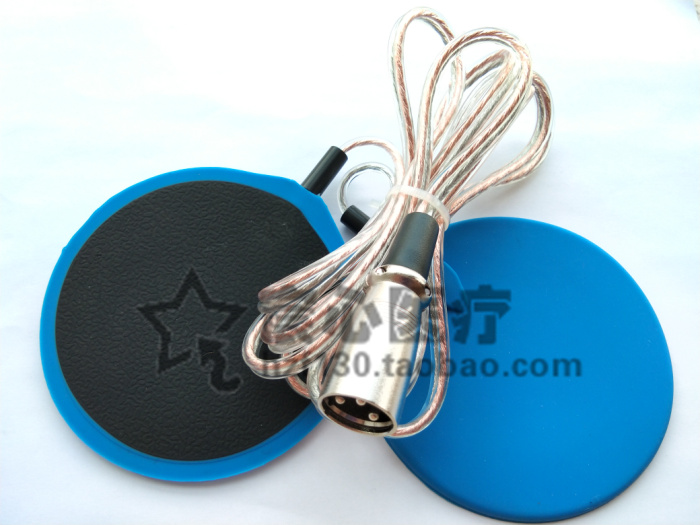 Isobel postpartum rehabilitation instrument accessories Lead wire connecting wire Small circular electrode sheet 1 set of 3 cores
