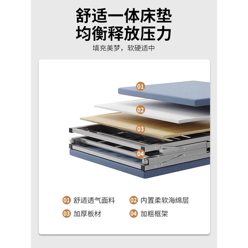 Раскладная простыня, односпальная кровать, аренда дома, маленькая кровать, дополнительная кровать для спальни, простая кровать 1,2 метра, железная двуспальная кровать для взрослых