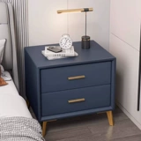 Простая прикроватная тумбочка для дома, спальни, шкаф для хранения, современный легкий роскошный каркас из цельного дерева, прикроватная небольшая стойка для хранения