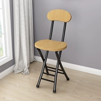 Black Frame Log Стул (назад)