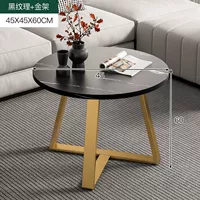 Черная текстура+золотая рама 45 см.