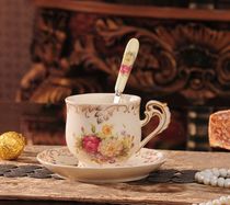 Eurostyle coffee cup suit European-style tea set coffee with English style Lower afternoon tea pot cup ceramic cup with gift
