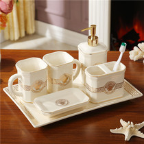 Eurostyle ceramic bathroom with five sets of 3 mouthpieces a bathroom suit couple handlebar home suit Bathroom Gift