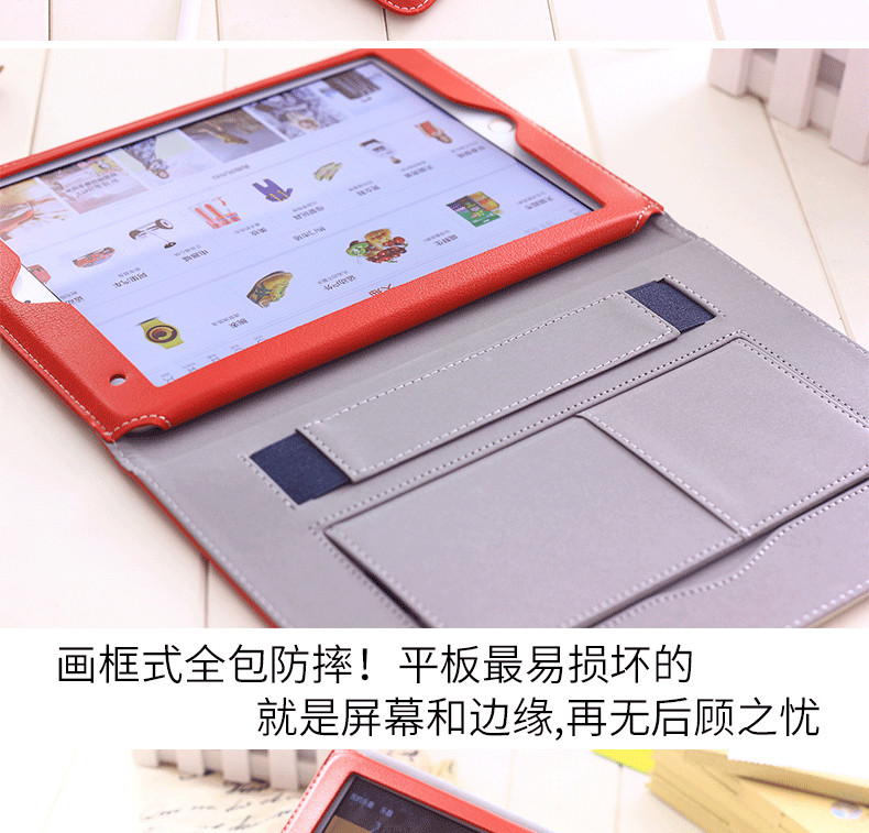 2019 Apple 2018 mới ipad air2 vỏ bảo vệ 9.7 inch 12.9 inch Bao da Pro10.5 bao gồm tất cả mini4 shell mini2 chống rơi máy tính bảng mini5 3 net đỏ 6 với khe cắm bút - Phụ kiện máy tính bảng bao da ipad mini 2