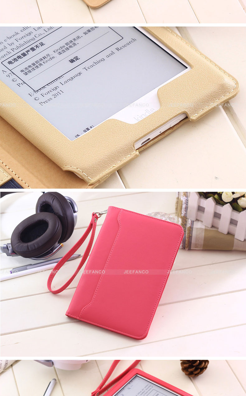 Jeefanc Amazon Kindle bảo vệ bìa paperwhite3 lót túi kpw3 vỏ 958 holster ngủ đông phụ kiện phim voyage nhập phiên bản 558 e-book rõ ràng nước tùy chỉnh khung