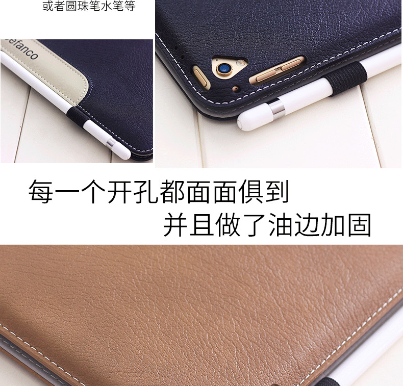 2019 Apple 2018 mới ipad air2 vỏ bảo vệ 9.7 inch 12.9 inch Bao da Pro10.5 bao gồm tất cả mini4 shell mini2 chống rơi máy tính bảng mini5 3 net đỏ 6 với khe cắm bút - Phụ kiện máy tính bảng bao da ipad mini 2