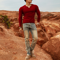 BEESTRONG AUTURE WATER BANGER WATER WASHINGTON Old Micro Lama-chain jeans Men Sports American Hundred Waves