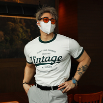 BEESTRONG American vintage cotton short - sleeve 270 grams of heavy coloured printing with short - sleeve T - shirt for men and women