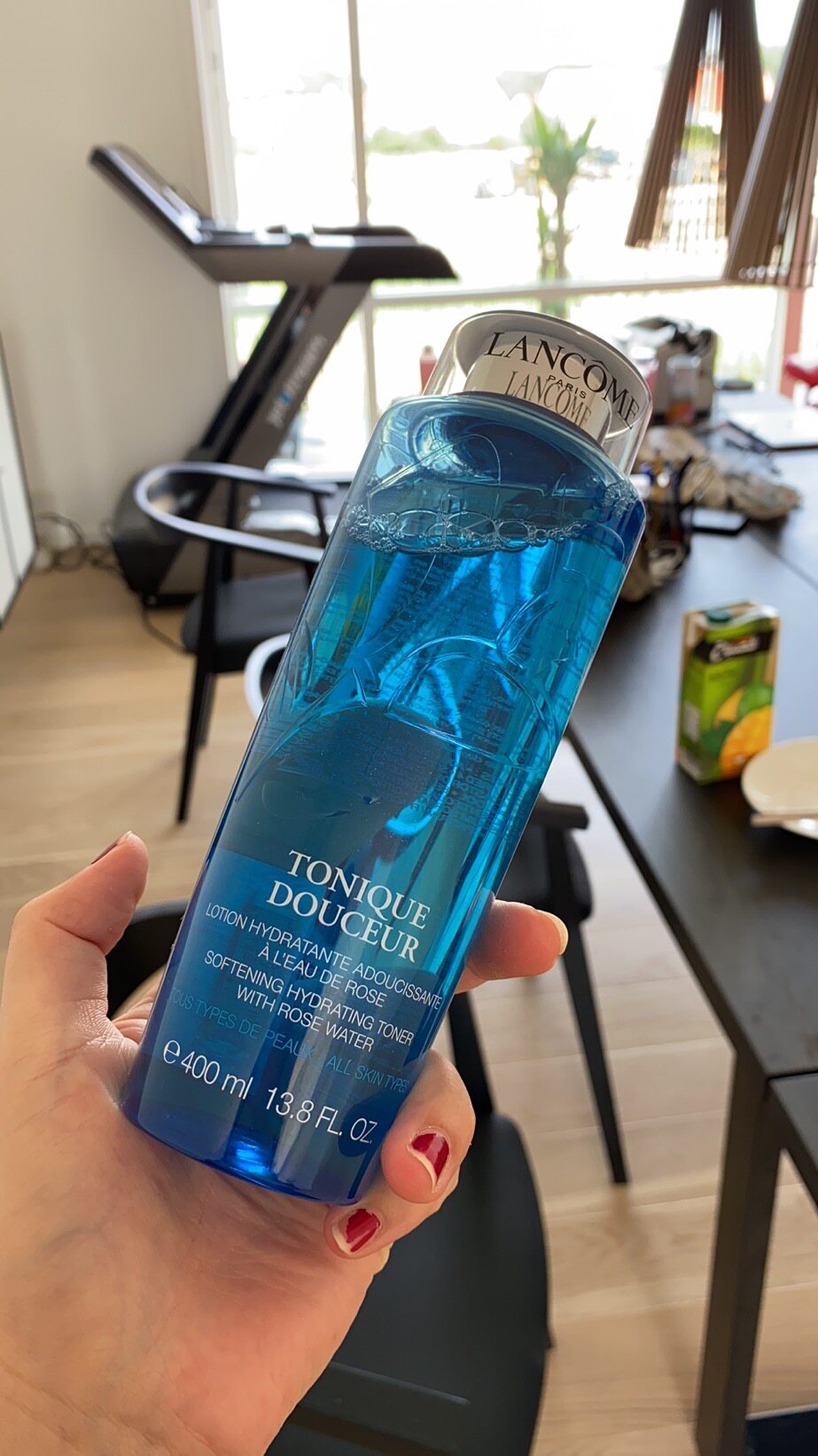 (Danish royal family) Danish Lancome 400ml blue water toner oily skin pro