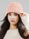 Warm Hat for Women, Autumn and Winter 2025 New Style, Red Knitted Wool Hat and Scarf Two-Piece Set, Windproof for Electric Bike Riding