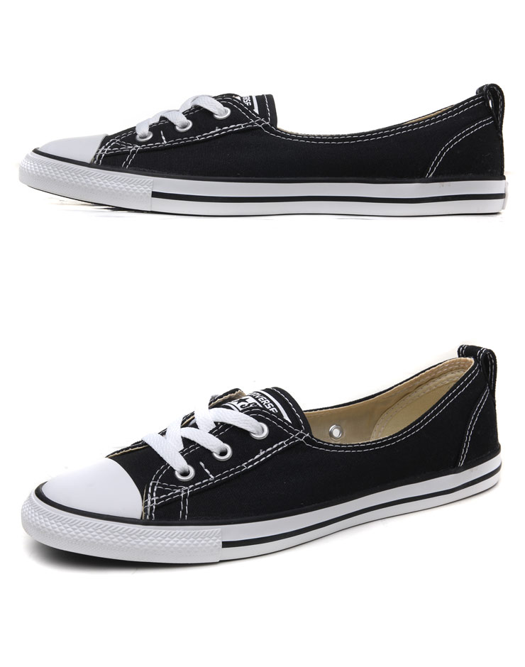 CONVERSE Giày nữ giày vải mới All Star low để giúp nông miệng thoải mái thời trang giày thể thao 547167C giày da thể thao