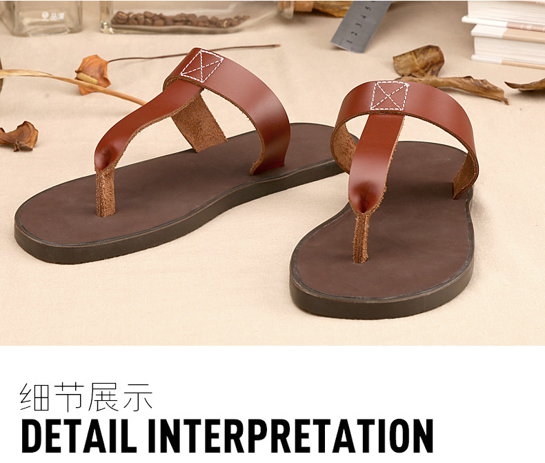 Mens Casual roma gladiator flip flops leather strap fisherman beach sandal New | eBay