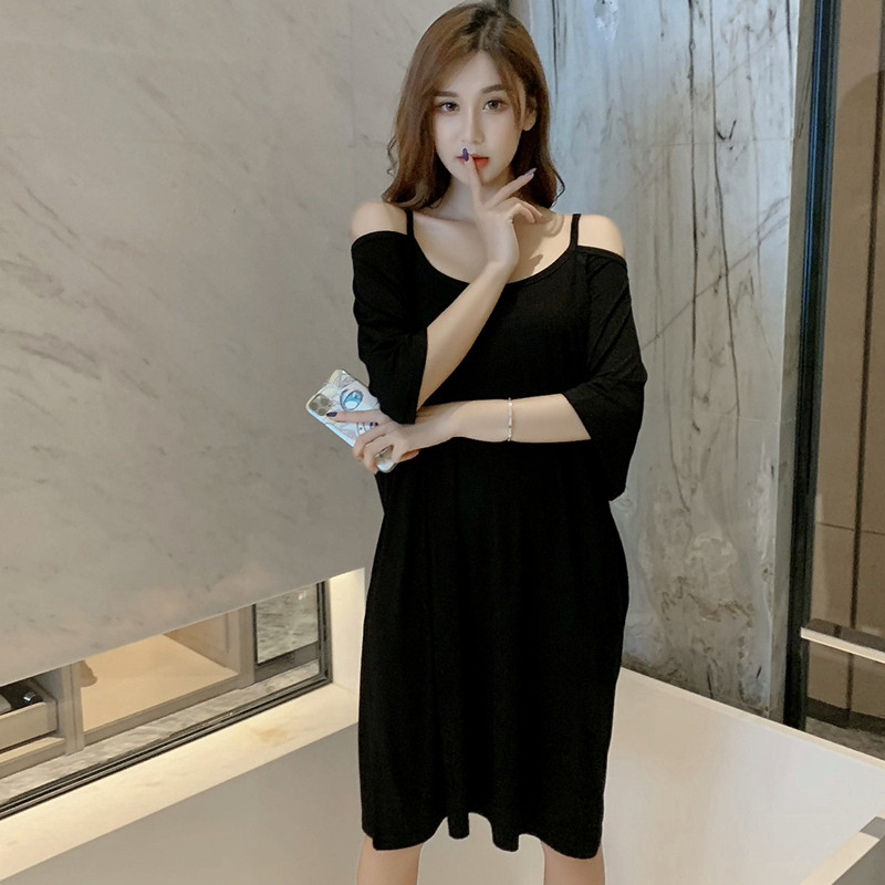 Pajamas women's summer nightdress modal cotton suspenders sexy temptation summer 2023 new home clothes EEVZ