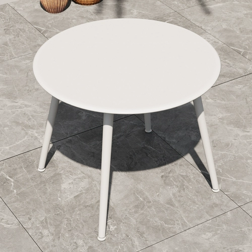 Открытый балкон, круглый стол из углеродистой стали, домашний обеденный стол, уличный магазин чая с молоком, бар, кафе, уличный водонепроницаемый маленький журнальный столик