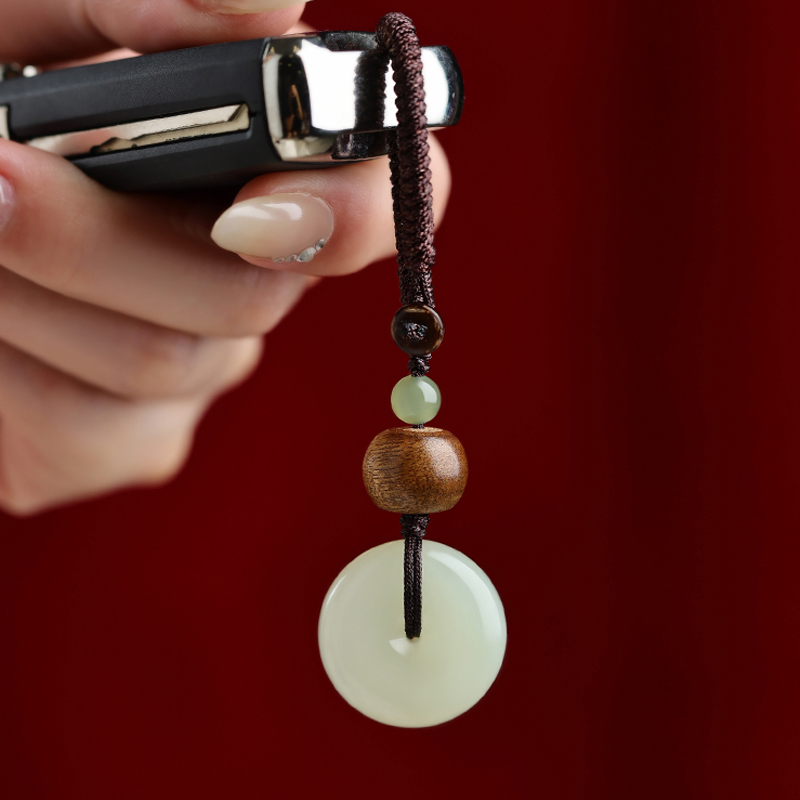 Car Keychain Chain, Backpack Pendant, Small Accessories, 2026 New Style Peace Buckle, High-End Backpack Decoration for Men and Women