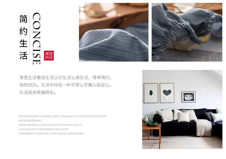 bông một mảnh bộ bông Simmons nệm bảo vệ 1.8m 1,5m khăn trải giường bedspread lắp - Trang bị Covers