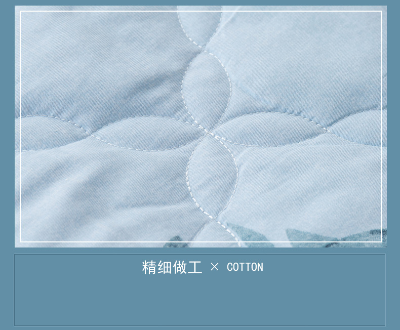 Bông mền bông một mảnh ba mảnh trải giường loại váy cotton dày bảo vệ tấm trải giường chống bụi 1,5 m 1,8 váy giường đẹp	