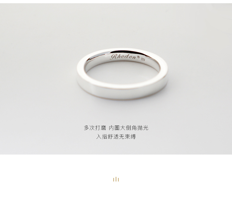 Bague mixte RHODON en Argenterie - Ref 3089388 Image 23