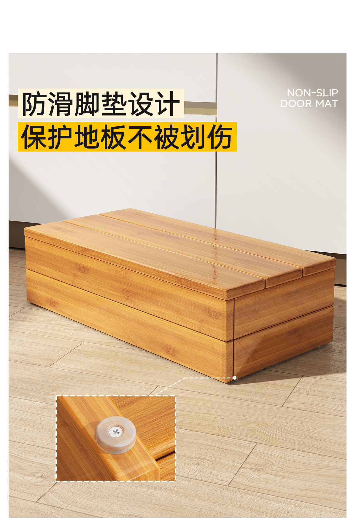 Бамбук фут Стул педали ноги лестница лестница артефакт домой подставка для ног табуретка ребенок пианино подушечка высокая подставка для ног Табуретка 