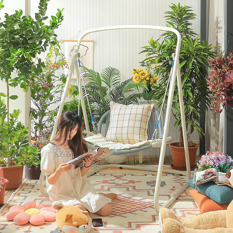 Outdoor Autumn Patio Garden Garden Rocking Chair Balcony Casual Home hanging chair Indoor autumn Outdoor Outdoor Patio hanging basket-Taobao