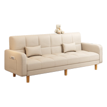 Sofa small apartment living room simple modern cream style 2024 new rental house simple sofa bed folding dual use