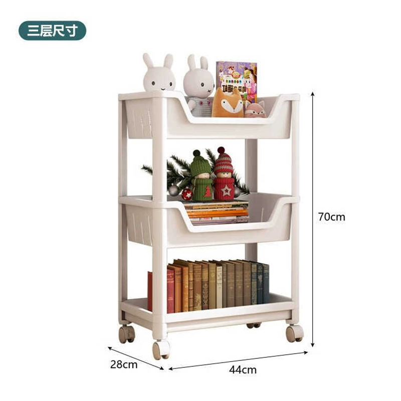 làm kệ sách bằng bìa carton Giá sách kệ sàn di chuyển xe đẩy đơn giản nhiều tầng trẻ em đọc sách ăn nhẹ tủ sách kệ để sách kệ để sách cho bé 