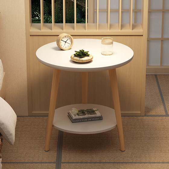 Small round table small coffee table simple living room home side a few balcony small table tea table bedroom simple modern bedside table