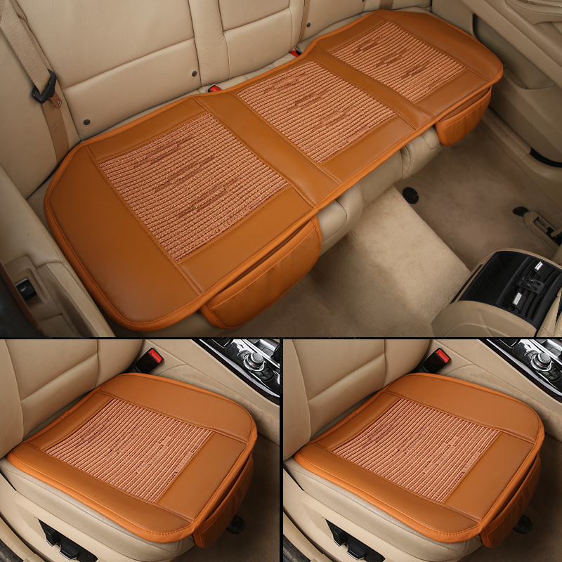 Summer new car cushions Three sets of ice silk No backrest cool cushion Single seat non-slip Four Seasons Monolithic Seat Cushion