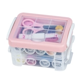 Коробка для иголок и ниток, удобная домашняя сумка для игл и ниток, ящик для хранения в общежитии, практичные швейные инструменты с иглами и нитками, высококачественный набор игл и ниток.