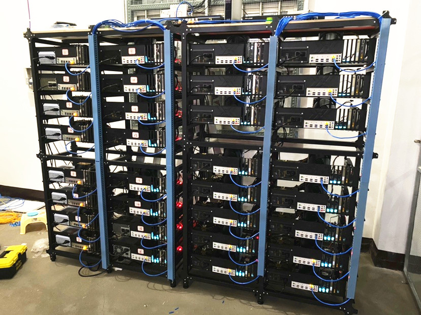 Game studio rack e-sports hotel chassis Internet cafe centralized computer room rack host tray Yuewei Lightspeed