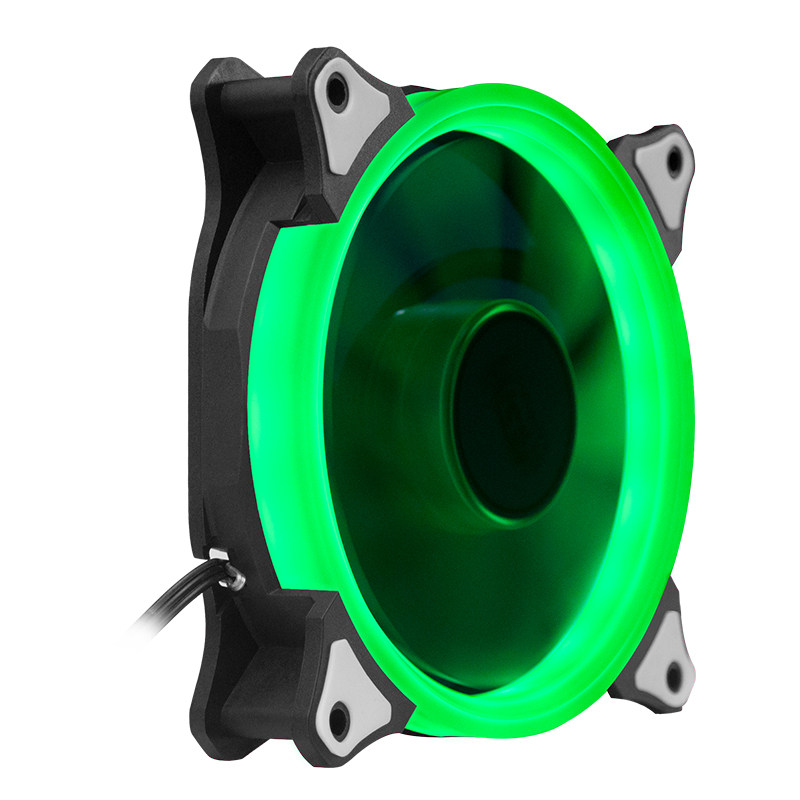 Computer Case Heat Dissipation Fan Super Silent 12cmLED Streaming Light Desktop General New 12 cm Fan