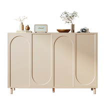 Style Dining Side Cabinet Cream Wind Trim Bucket Cabinet Light Lavish Tea Water Cabinet Living-room Lockers Leaning Against Wall Lockers Coffee Cabinet