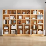 Простая посадка на рамке книги на стене стены гостиная, потоковая хранение хранения шкаф интегрированной простота домашний книжный шкаф