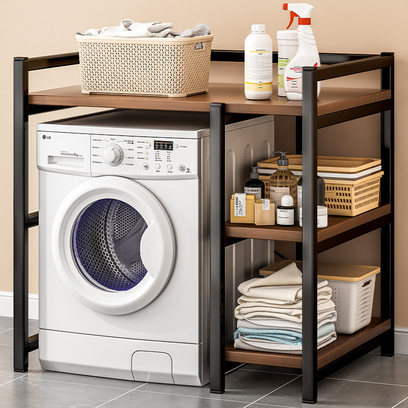 Kệ để máy giặt phòng tắm vệ sinh toilet lật mở sàn trống toilet top ban công giá để đồ kệ máy giặt máy sấy giá kê máy giặt